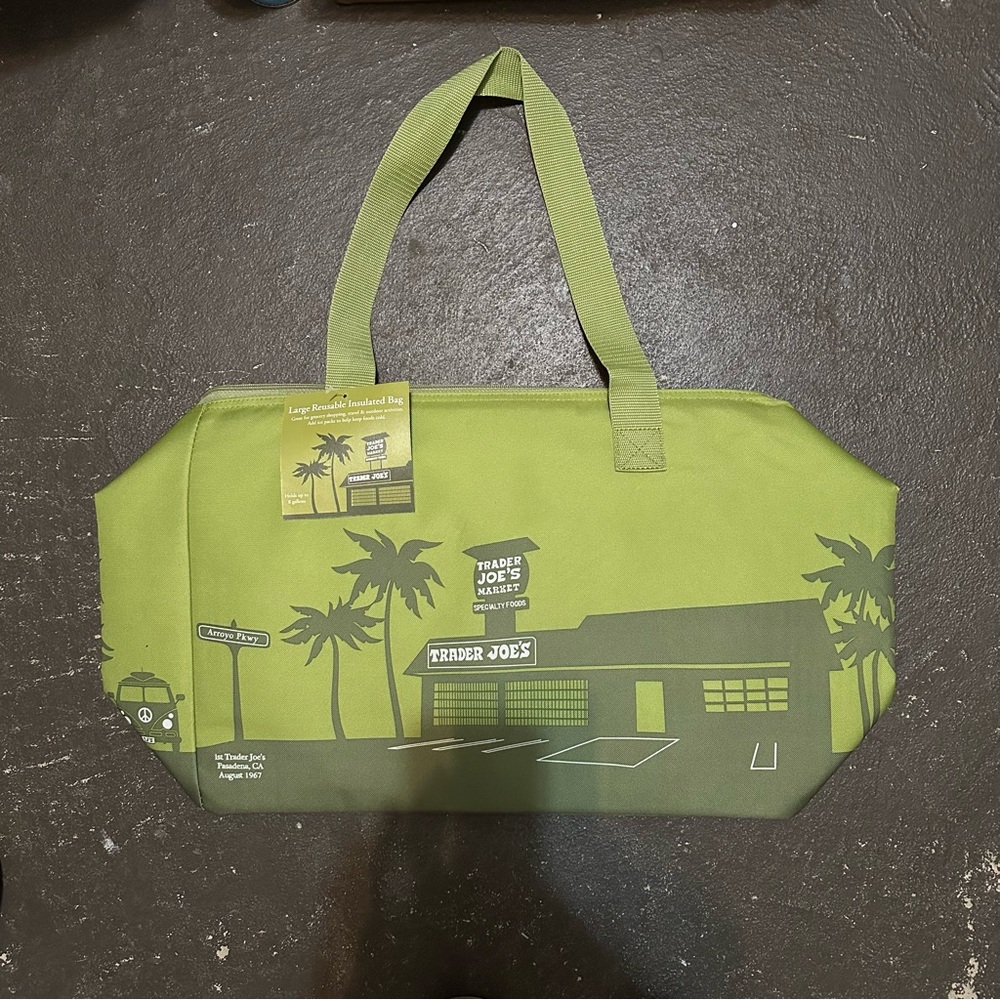 Trader Joe’s Olive Green 8 Gallon Large Insulated Bag